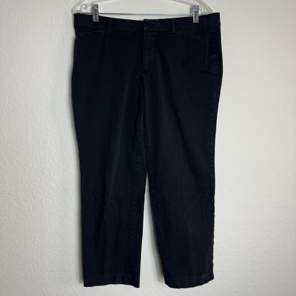 Stylus Women's Pant Black Size 12 Crop‎ Pockets